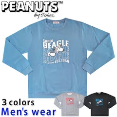 スヌーピー 裏起毛 トレーナー メンズ スウェット グッズ PEANUTS S1354-71A