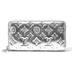 ルイヴィトン 財布 レディース LVスキー クッサン ジッピーウォレット 日本限定 長財布 シルバー ラムレザー M26771 Louis Vuitton 未使用展示品
