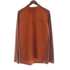 マウンテンハードウェア MOUNTAIN HARD WEAR Tシャツ カットソー ハーフジップ ロゴ 長袖 XL オレンジ 218OE7992 /RO