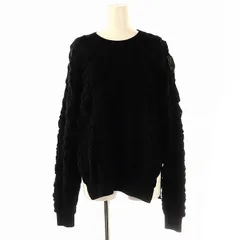 エンフォルド ENFOLD 24AW リンクルプルオーバー WRINKLE PULLOVER トレーナー 長袖 プルオーバー 38 黒 ブラック /YQ ■OSのサムネイル