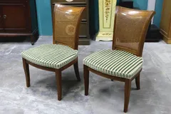 GMIK673B○DREXEL HERITAGE / ドレクセルヘリテイジ FRANCESCA フランチェスカ ダイニングチェア 椅子 2脚セット ラタン