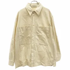 LEMAIRE ルメール 21AW  BLOUSE SHIRT TOP ALMOND MILK シャツ TO128 LF641 ライトベージュ系 46