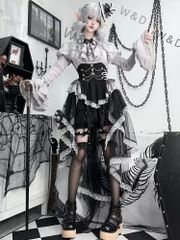 【送料無料】ロリータ ゴシック パンク ダーク クラシカル ワンピース コスプレ 衣装 アンティーク おしゃれ 高品質 イベント 闇と古典が紡ぐ、もうひとつのゴシックロリータ叙事詩