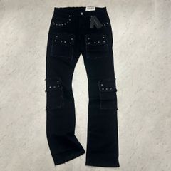 Rockstar US グアピ風 Drip Cargo Flared Jeans - メルカリ