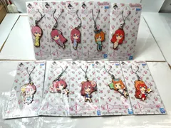 一番くじ 映画 五等分の花嫁 夢のひととき L賞 ラバーストラップ 全10種コンプリートセットきゅんキャラ 中野一花/二乃/三玖/四葉/五月 12/4