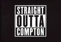 【中古】パンフレット ≪パンフレット(洋画)≫ パンフ)ストレイト・アウタ・コンプトン STRAIGHT OUTTA COMPTON