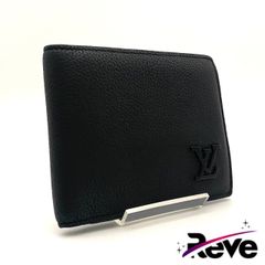 ルイヴィトン ポルトフォイユ マルコ アエログラム 二つ折り財布 小銭