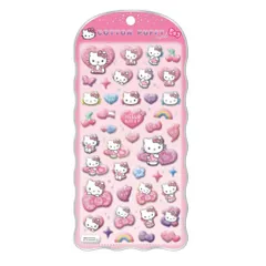 ハローキティ レオパードモード コットンパフィー シール サンリオキャラクターズ 135216 クラックス　兵庫倉庫