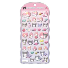 マイメロディ クロミ コットンパフィー シール COTTON PUFFY サンリオキャラクターズ 135212 クラックス 兵庫倉庫