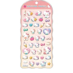 キティ　コットンパフィーシール サンリオキャラクターズ　クラックス　兵庫倉庫