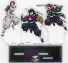 【中古】アクリルスタンド・アクリルパネル 竈門炭治郎＆冨岡義勇VS猗窩座 激闘アクリルスタンドセット 「劇場版 鬼滅の刃 無限城編 第一章 猗窩座再来」 劇場グッズ