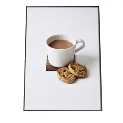 【B3サイズ（約36x51cm）】【an-poster-1172】カフェ コーヒー ラテ カップ ポスター EFPI 絵画  アートプリント  絵画 インテリア おしゃれ ファッション バリスタ 飲食店 ビジネス キッチン リビング
