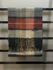 BALMAIN バルマン カシミア CHECK チェック マフラー 4 9