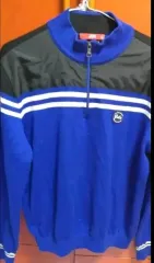 レディース100 JDX ゴルフウェア ブルー ハーフネック ニット