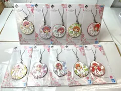 一番くじ 映画 五等分の花嫁 幸せの結び M賞 ラバーストラップ 全10種コンプリートセット中野一花/二乃/三玖/四葉/五月 12/4