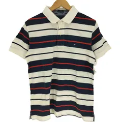 トミーヒルフィガー TOMMY HILFIGER Custom Fit 刺繍ロゴ ポロシャツ メンズ import：L 