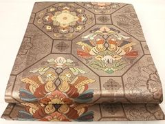 平和屋着物▽道行コート　単衣　霞文　ロング丈　正絹　逸品　CAAT5881id 平和屋着物▽道行コート 単衣 霞文 ロング丈 正絹 逸品 CAAT5881id