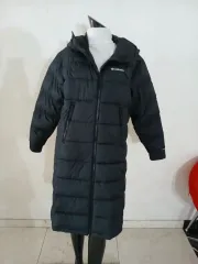 (未使用級) 024 コロンビア オムニヒート ルーズ ダウンジャケット ロング丈