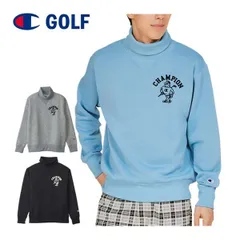 [タイムセール] チャンピオン ゴルフ テックウィーブ テリー タートルネック スウェット シャツ ウェア メンズ 2025年秋冬モデル M-XL C3-CG003