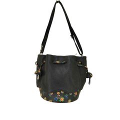 コーチ COACH 花柄 PVC レザー 巾着 2WAY バッグ 希少 - メルカリ