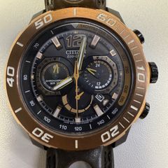 希少 チタン CITIZEN プロマスター エアダイバー エコドライブ ブラウン 希少 チタン CITIZEN プロマスター エアダイバー エコドライブ