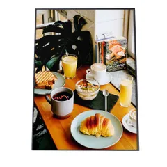 【A3サイズ（約30×42cm）】【an-poster-427】パン 料理 食品 ポスター EFPI 絵画 朝食 インテリア 飲食店 スーパー キッチン 旅館 ホテル ロビー 料理 食べ物 フード ドリンク  縦