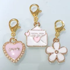 【223】ミニサイズ♡ファスナーチャーム♡3個セット アクセサリー - チャーム