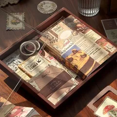 【ノート付き！コラージュスタートセット！】 コラージュ 素材 セット ボックスセット 詰め合わせ 大容量 デザインペーパー 大量