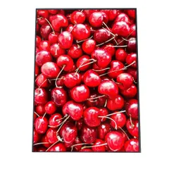 【B3サイズ（約36x51cm）】【an-poster-452】チェリー さくらんぼ 料理 食品 ポスター EFPI 絵画 朝食 インテリア 飲食店 スーパー キッチン 旅館 ホテル ロビー 料理 食べ物 フード ドリンク  縦