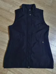 (新品) レディース 黒 ダウンベスト 90サイズ