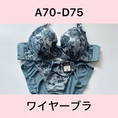 sanei/サンエイ/10447BU/ブラショーツセット /ブルー/フラワー刺繍/プチプラ/ランジェリー/A70,A75,B70,B75,C70,C75,D70,D75