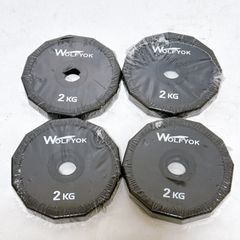 WOLFYOK ウルフヨック ダンベルプレート 2.5kg 4枚セット 計10kg 25mm