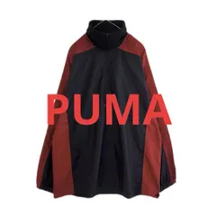 90ｓ　PUMA　ナイロンジャケット　ハーフジップ　ワンポイント　切替　ヒット
