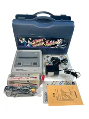 スーパーファミコン　本体　ストリートファイター2 ターボ　収納ケース