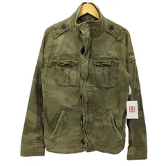 アバクロンビーアンドフィッチ Abercrombie ＆ Fitch スタンドカラーミリタリージャケット メンズ JPN：S 