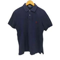 ポロバイラルフローレン Polo by RALPH LAUREN CUSTOM FITポニー刺繍 S/S ポロシャツ メンズ import：M 