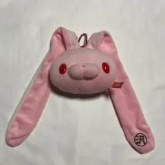 汎用うさぎ ぬいぐるみ パスケース ピンク