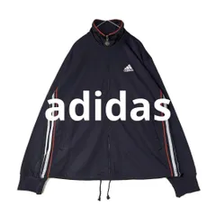 90ｓ　adidas　トラックジャケット　ジャージ　刺繍ロゴ　ワンポイント