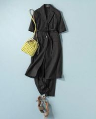 美品✨マディソンブルー コットンツイード調コート シャツワンピース