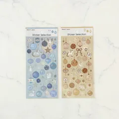 新品 ステッカーコレクション オーナメント デザインシール 日本製 クリスマス キラキラ セリア ダイソー キャンドゥ SNS シール帳 シールノート シール交換に