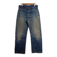60's LEVI'S リーバイス 501XX デニムパンツ ジーンズ インディゴ 赤タブなし 紙パッチ Size 実寸 31×28