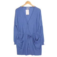 新品★ 未使用 Merdel'or メルデルオール ウール アルパカ混 ニット ロング カーディガン Sz.3L レディース 大きい 特大