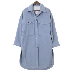 ZARA ザラ 秋冬 現行タグ★ ウール 長袖 ワーク ロング シャツ ジャケット Sz.S レディース