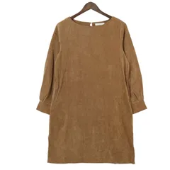 chocol raffine robe ショコラフィネローブ 秋冬 コーデュロイ★ 長袖 ワンピース チュニック Sz.F レディース