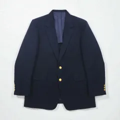 Sears 70年代 PERMA-PREST 紺ブレ 2B テーラードジャケット ブレザー XL ネイビー 金ボタン CLASSIS COLLECTION