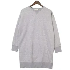 PEACH JOHN ピーチジョン 秋冬 裏起毛★ スウェット 長袖 ワンピース ルームウエア Sz.L/LL レディース 灰 グレー 部屋着