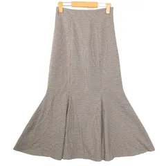 FREE'S MART フリーズマート 秋冬 ストレッチ★ マーメイド ロング チェック スカート Sz.FR　レディース