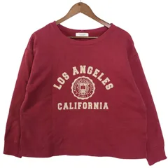 SONNY LABEL URBAN RESEARCH サニーレーベル アーバンリサーチ プリント★ スウェット 裏起毛 トレーナー Sz.F レディース