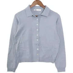 ZARA ザラ 秋冬 現行タグ★ 長袖 ニット シャツ Sz.M　レディース