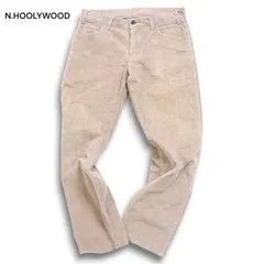 17AW N.HOOLYWOOD ミスターハリウッド 秋冬 ストレッチ コーデュロイ★ ストレート ワーク パンツ Sz.36 メンズ 日本製のサムネイル